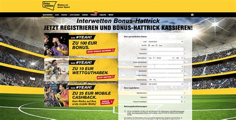 Interwetten Bonus van € 100 .